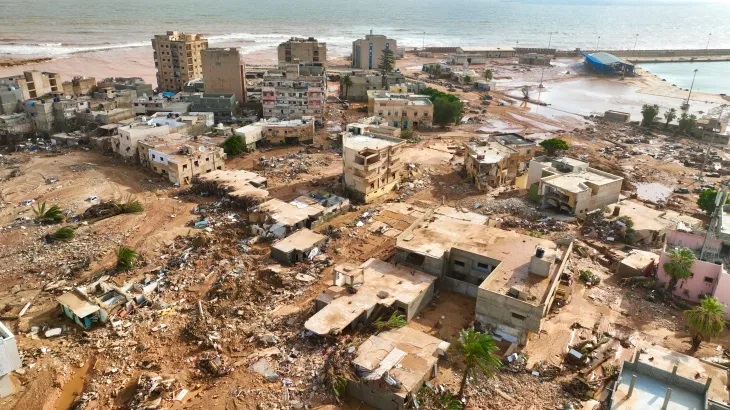 In Pictures Satellite Imagery Shows Flood Havoc In Libya