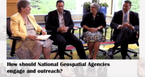 How should National Geospatial Agencies engage and outreach?