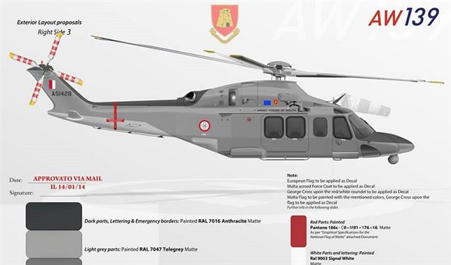 Aw 139 чертеж