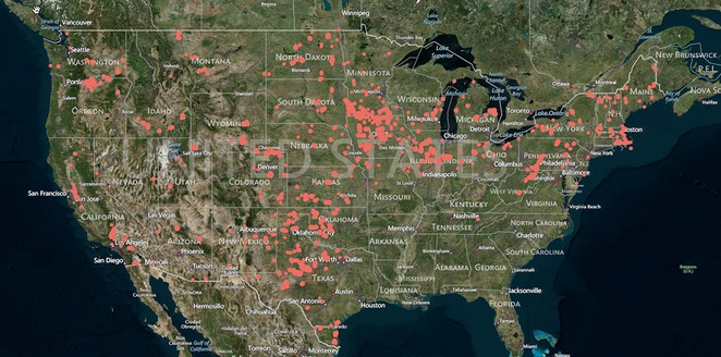 USGS releases first-ever national map of onshore wind turbines ...