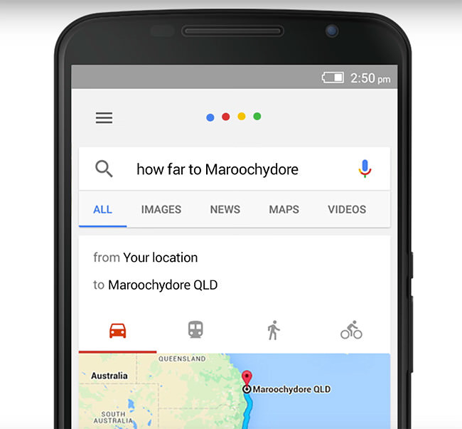 Google Maps app gets an Aussie accent Geospatial World