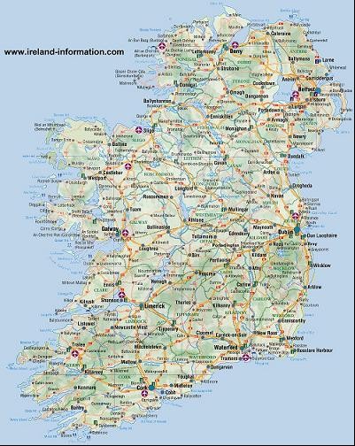 Ireland Uses Google Maps To Spy For Home Tax Geospatial World   Map Of Ireland Today 