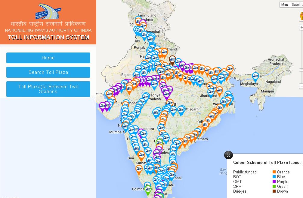 National Highway Authority in India launches GIS based toll 