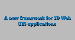 A new framework for 3D Web GIS applications