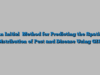 An Initial  Method for Predicting the Spatial Distribution of Pest and Disease Using GIS