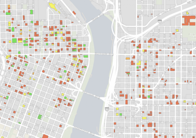 Portland Maps City S Most Dangerous Places To Be During Earthquakes   Screen Shot 2016 05 26 At 2.16.22 PM K1byh4 681x481 