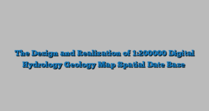 The Design and Realization of 1:200000 Digital Hydrology Geology Map Spatial Date Base
