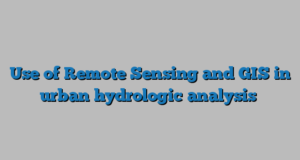Use of Remote Sensing and GIS in urban hydrologic analysis
