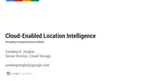 Cloud-Enabled Location Intelligence