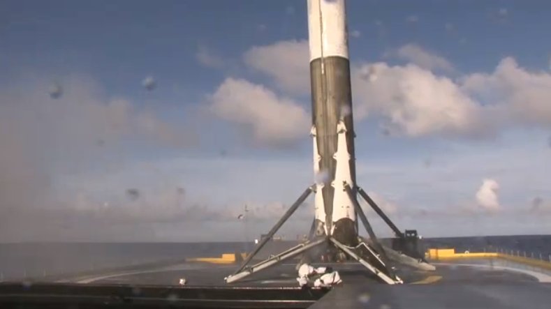 SpaceX Lands Rocket On Drone Ship For A Third Time - Geospatial World