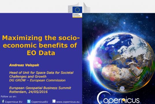 Maximizing the socio-economic benefits of EO Data