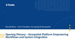 TrimbleGeospatial Platform Empowering Workflows and System Integration