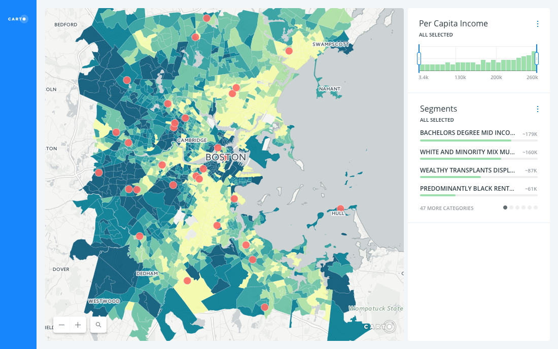 CartoDB rebranded to Carto; unveils location analytics tool ...