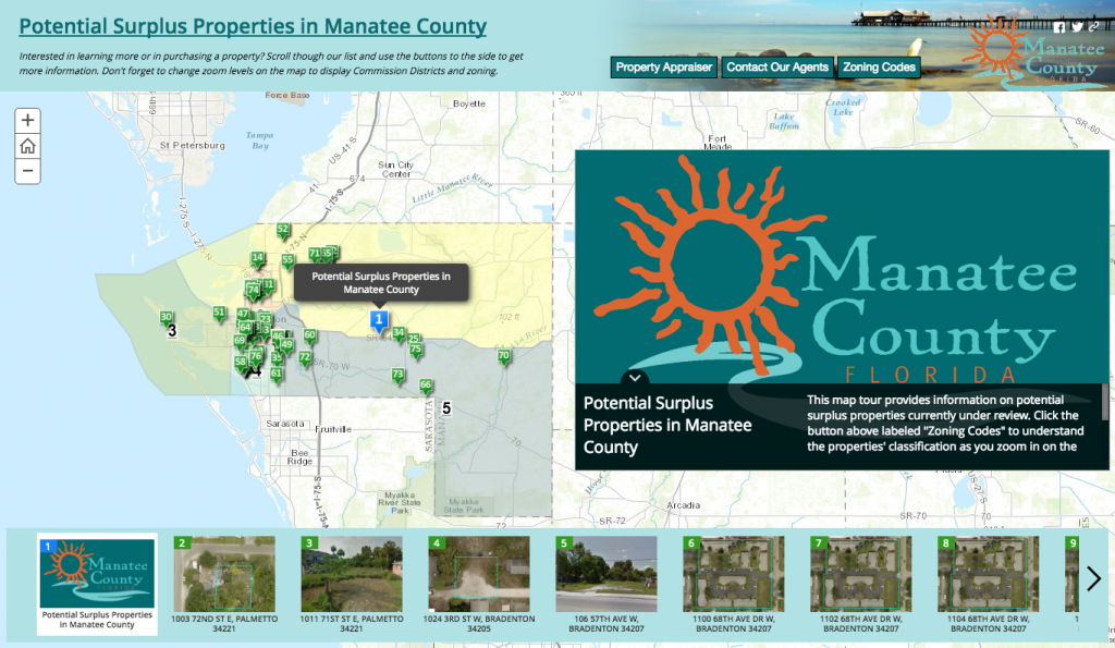 US city uses GIS map to highlight potential surplus properties