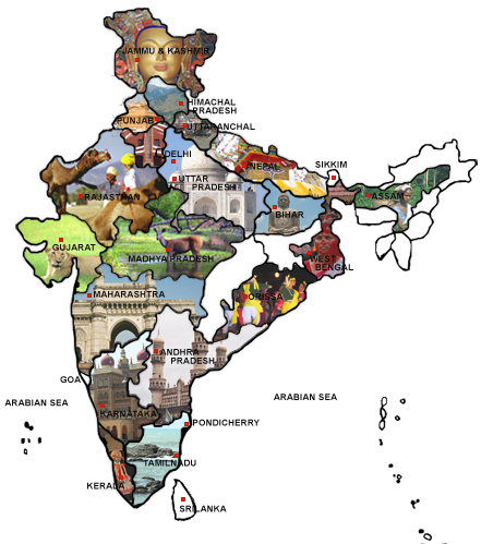 Cultural Map Of India Govt Initiates Cultural Mapping Project To Survey India's Cultural  Topography - Geospatial World