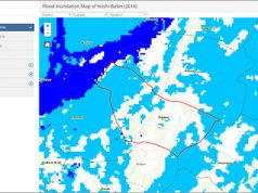 ICIMOD's Koshi Basin Programme (KBP) is prepared for a rapid disaster response with ‘flood inundation map.’
