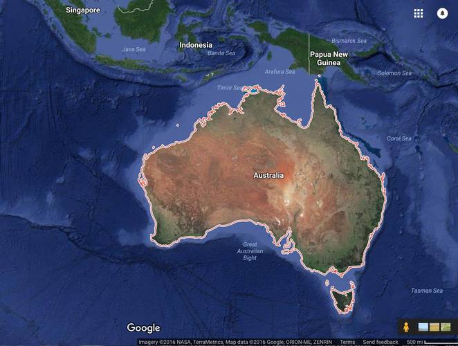 Google Map Of Australia Map