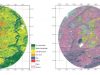 supervised image classification - forest data using ERDAS, Meghalaya, India, NESAC