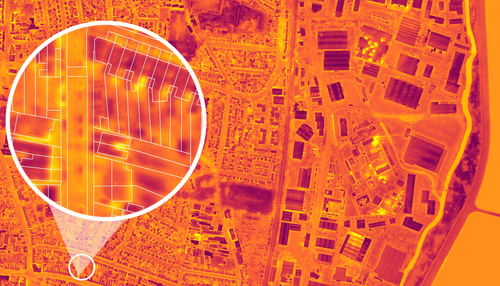 The Enfield Council of UK, London, is using aerial maps from Bluesky to identify outbuildings used illegally for residential purposes.