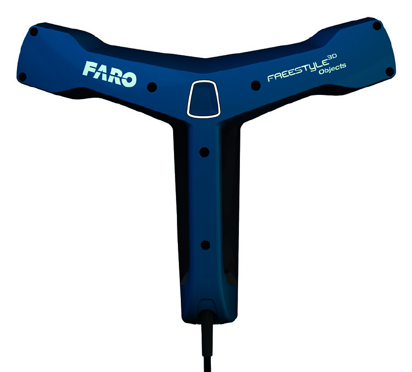 FARO has introduced its Freestyle3D Objects, a new medium-volume, handheld 3D Laser Scanner for crime/crash scene investigation and reverse engineering applications.