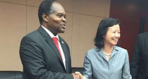 University of Nairobi Vice-Chancellor Peter Mbithi and a Beijing official agree on June 24, 2016 to sign a deal for the construction of the Confucius Institute building at the institute. UoN has constructed a satellite that will facilitate research work at the institution.