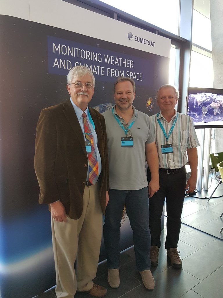 Dr Paul Menzel, Dr Jörg Schulz and Dr David Santek were happy to discuss the discovery of data from the late 1970s – previously thought lost – when they met at EUMETSAT’s recent Meteorological Satellite Conference in Darmstadt.