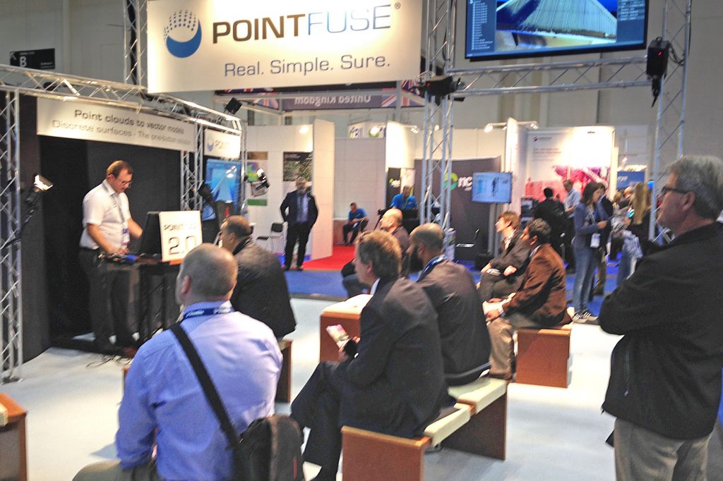 Arithmetica launched its Pointfuse V2 - the new version of its point cloud processing software, at the Hamburg Messe and Congress in Germany.