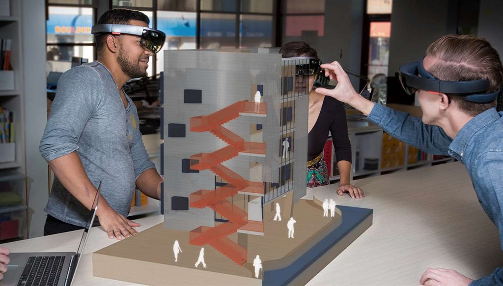 SketchUp Viewer for Microsoft HoloLens in focus at Trimble Dimensions