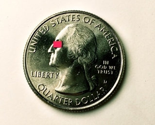 Velodynde LiDAR's new solid-state chip developed with EPC is just 4mm square, about the size of George Washington's nose on a quarter.
