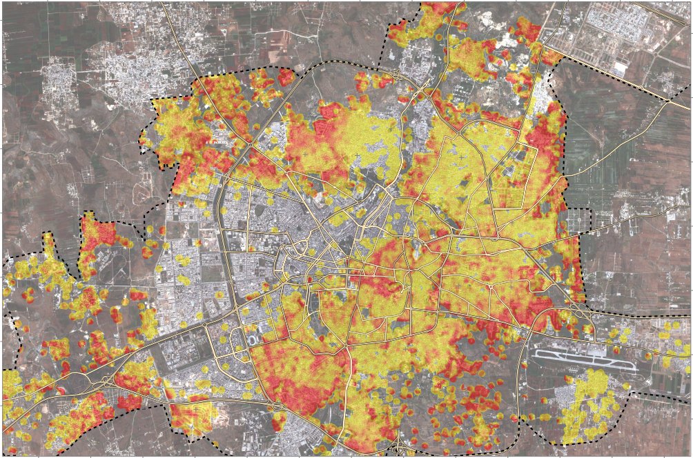 UN maps the extent of damage in Aleppo using satellite imagery ...