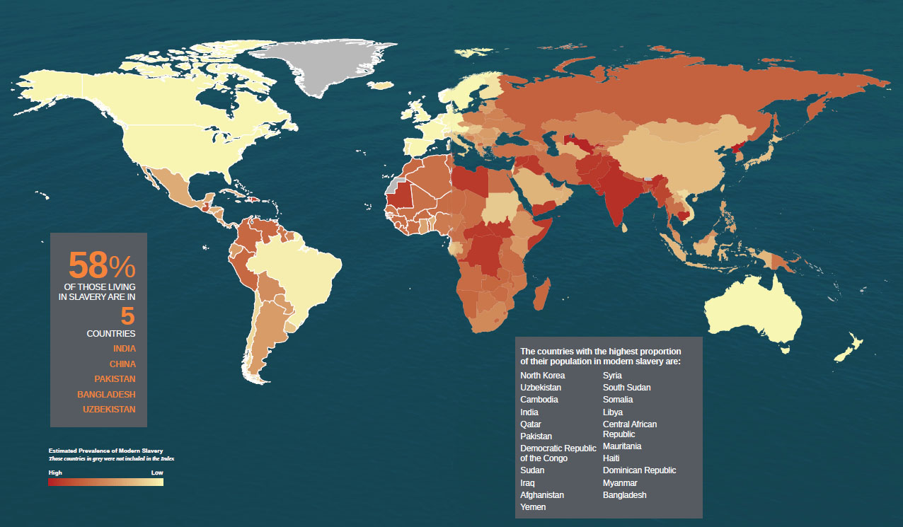 Slavery Is Still A Reality Maps Show How Real It Is   Slavery 31 