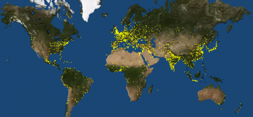 Maps show how cities spread across the world in 6,000 years