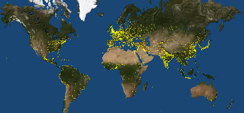 Maps Show How Cities Spread Across The World In 6 000 Years