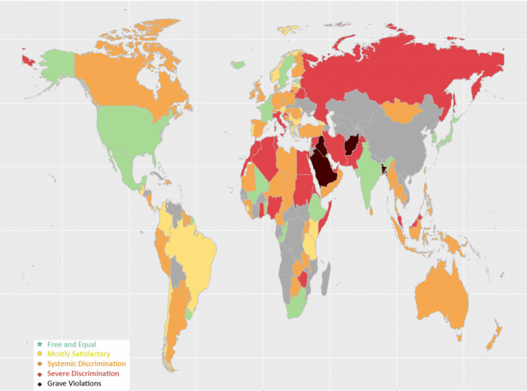 Interactive map shows where atheists are most persecuted