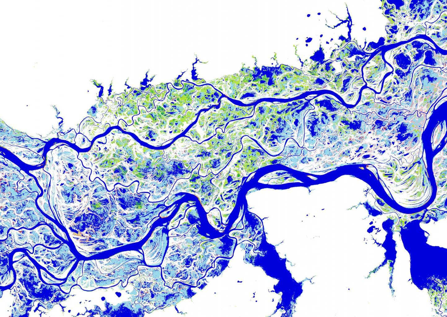 Water On A Map Maps Of Earth's Surface Water Show Changes Over Past 32 Years - Geospatial  World