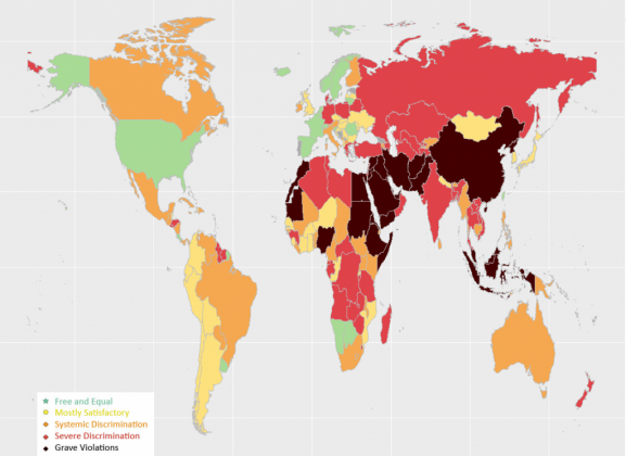 Interactive map shows where atheists are most persecuted