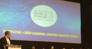 closing plenary panel of Geospatial World Forum (GWF) 2017