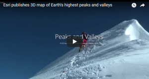 ESRI publishes 3d map earths highest peaks