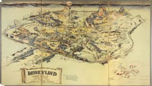 Disneyland Map Made By Walt Disney Auctioned