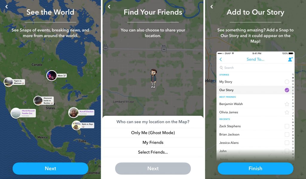 snap map snapchat