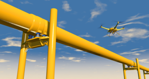 Drones for offshore oil and gas operations