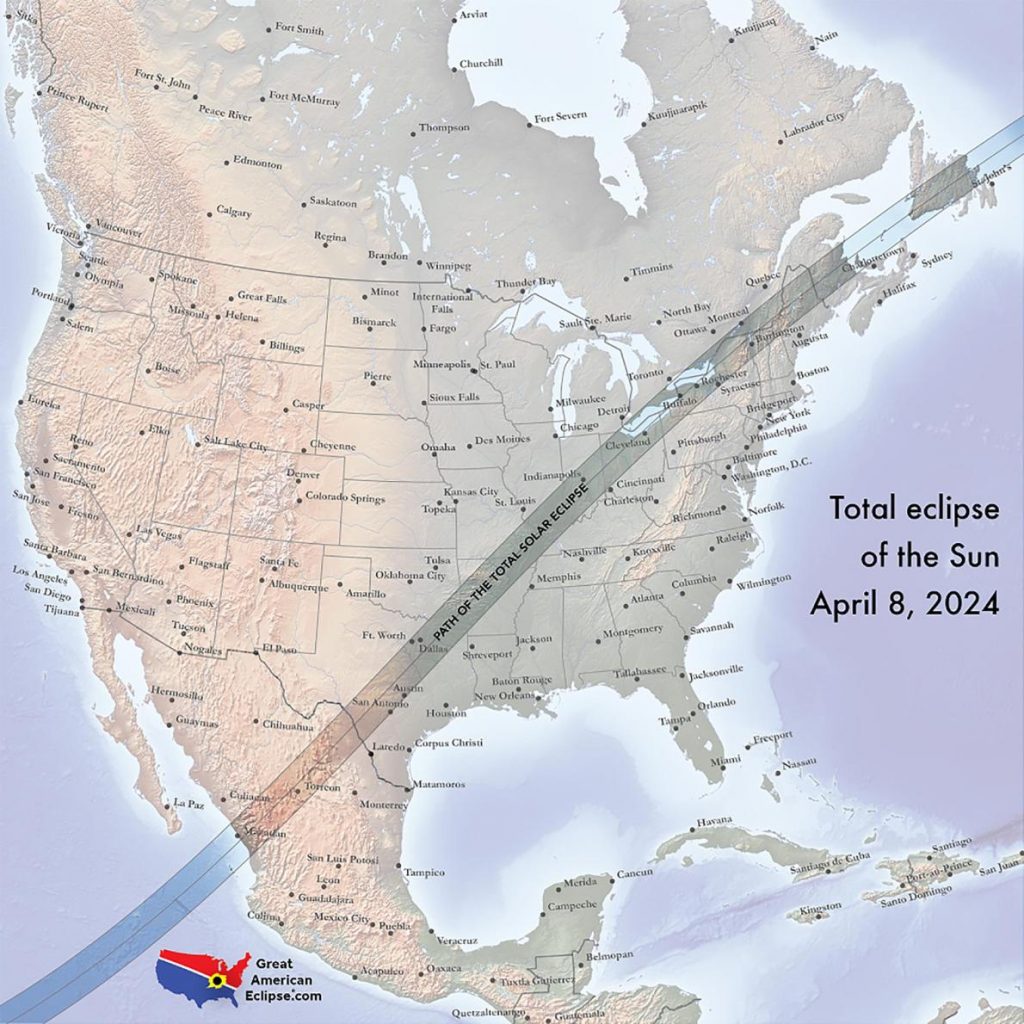Great maps to aid an excellent view of solar eclipse from the US