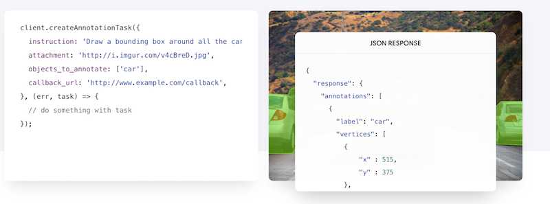 REST API for impeccable training data of Self driving cars - Scale Inc.