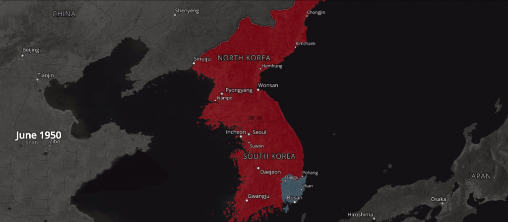 A tale of two Korea's: 10 maps show the vast sea of contradictions