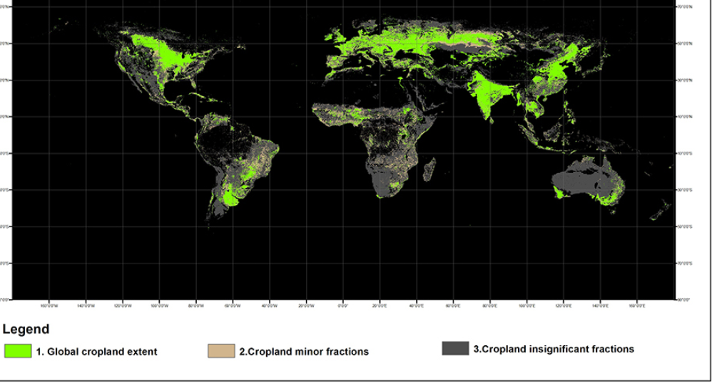 Usgs Releases Interactive Map Of Croplands In The World 3276