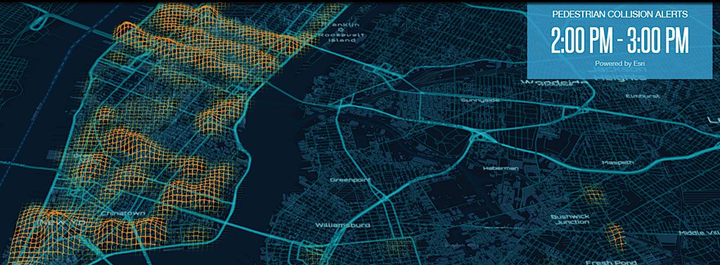 Esri and Mobileye collaborate to improve road safety for pedestrians in urban environments