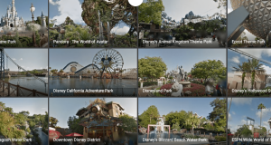 Google Maps - free virtual tour of Disney Parks
