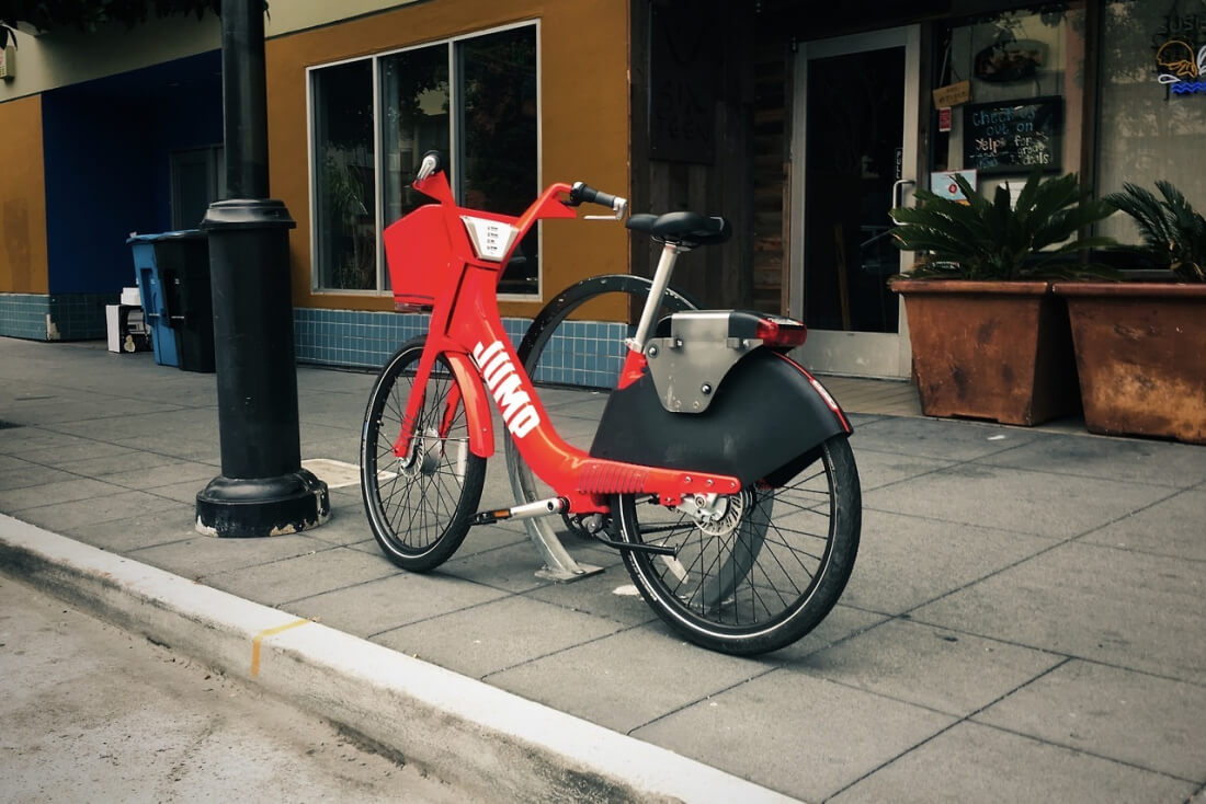 uber with bike