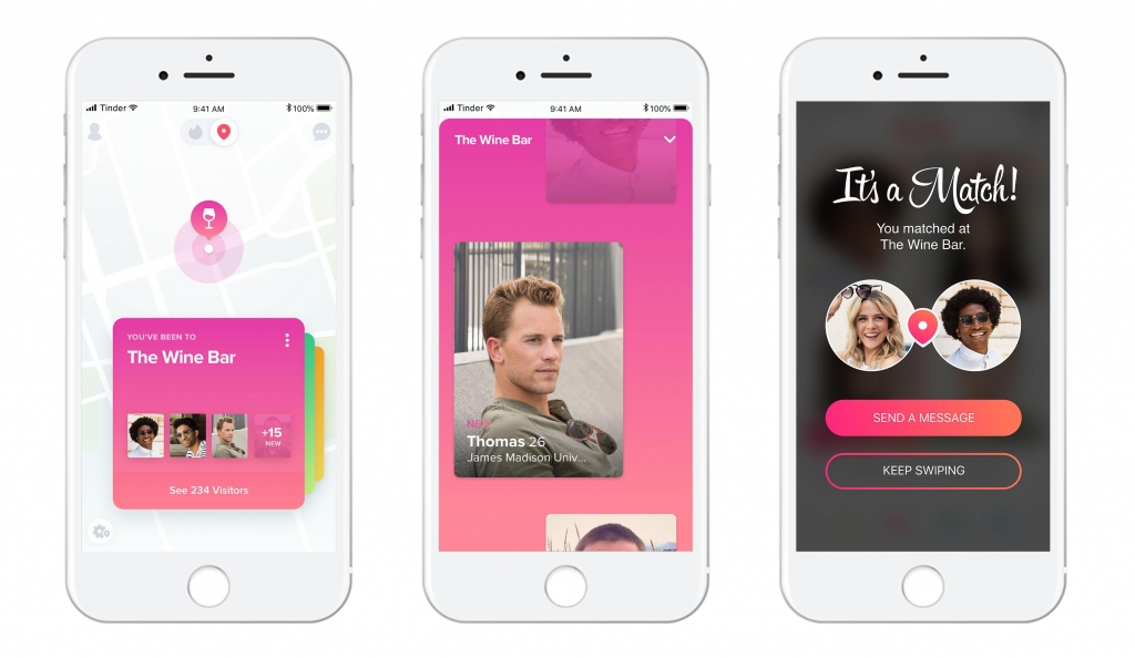 Tinder announces 'Places' feature for more refined location-based ...