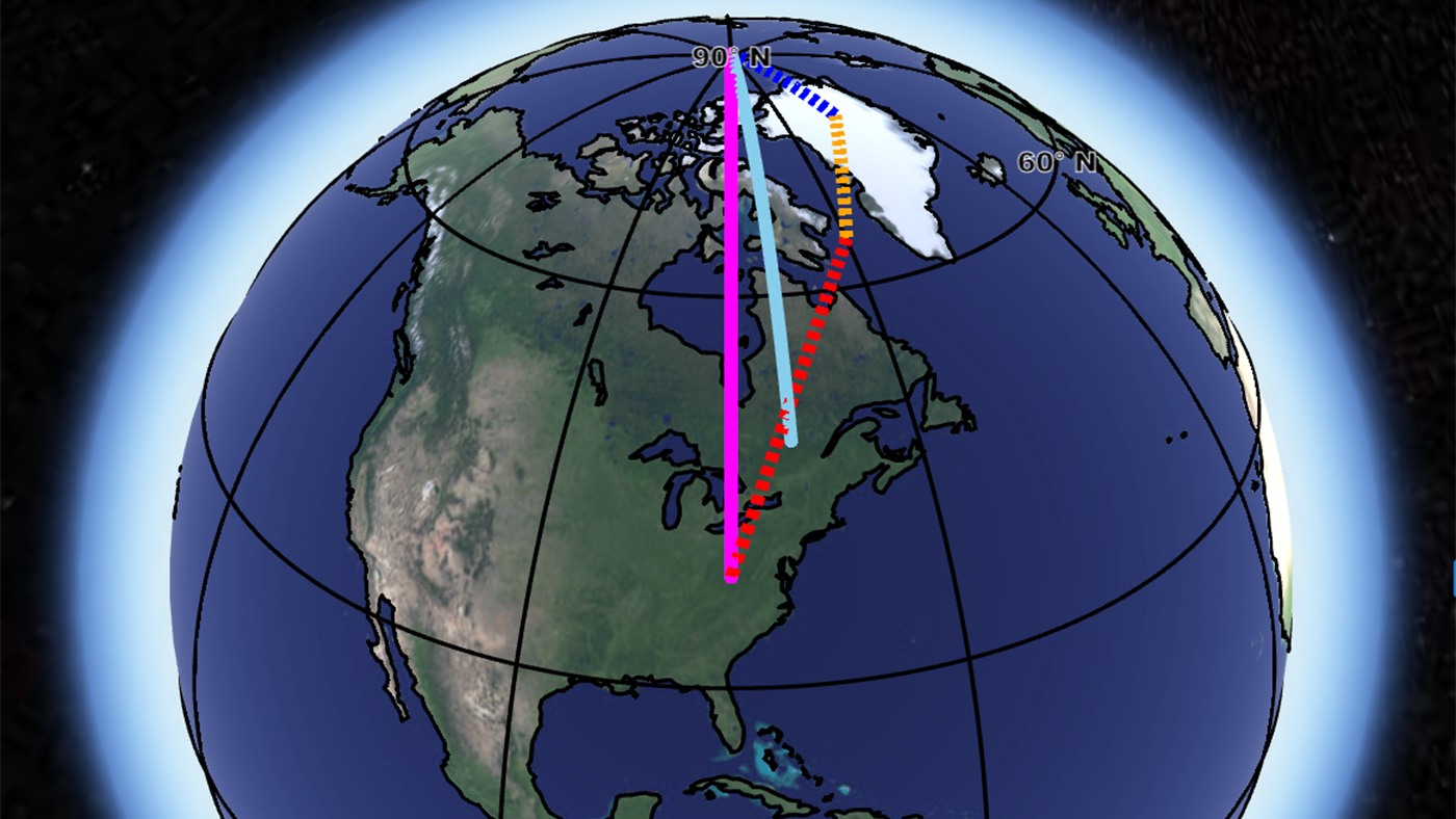 computerized nasa earth map